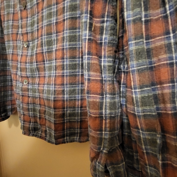 James Perse. Plaid Check Casual Buttonup Shirt. Brushed Cotton Flannel. Sz 3/L - Picture 6 of 8